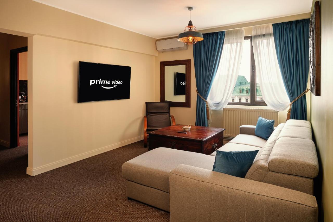 Piata Unirii Central Apartments Iasi Exteriör bild